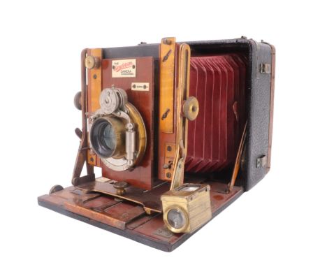 A late 19th / early 20th Century G Houghton &amp; Son of London "The Sanderson Camera" 