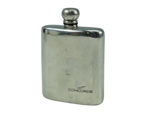 A British Airways Concorde hip flask, 12 cm