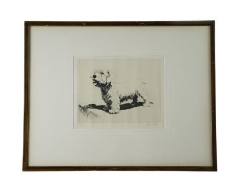 Cecil Aldin (1870 – 1935)"A Sealyham Terrier", drypoint etching, 56 of 150 numbered and signed by the artist in graphite, in 