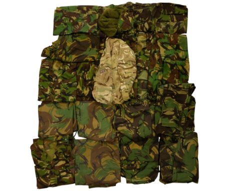 A large quantity of British Army DPM clothing