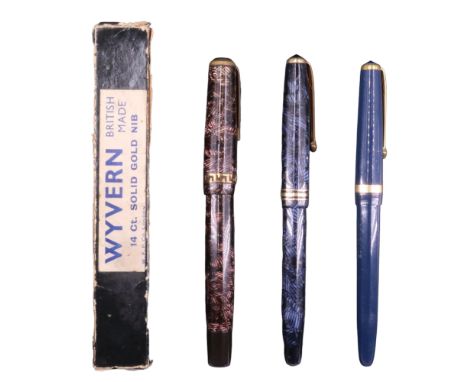 Wyvern No 80, Conway Stewart 103 and 73 vintage fountain pens