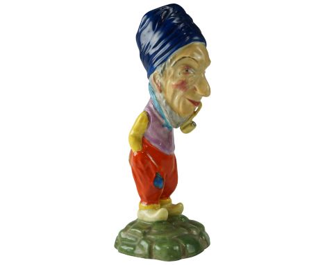 An early Clarice Cliff 1920s "Duch Man" hand-painted figurine for Wilkinson Ltd, 20 cm