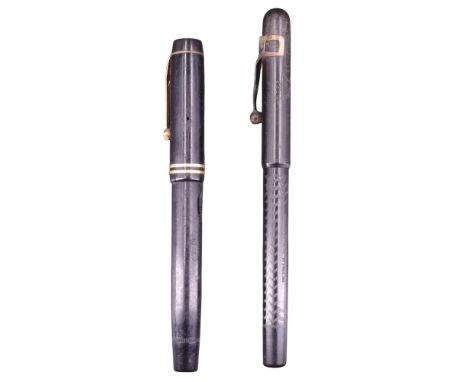 Two vintage fountain pens comprising a Mabie Todd and Co "Swan" and a Conway Stewart "Duro" No 30 
