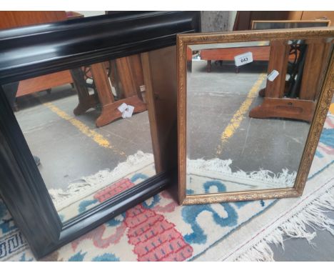 2 vintage mirrors 