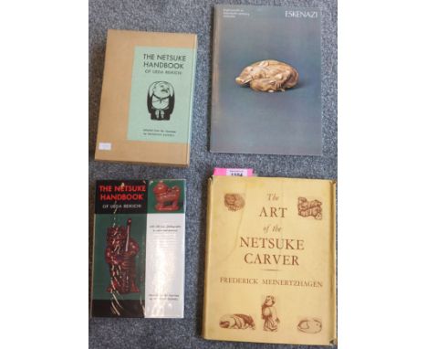 The Netsuke Handbook Of Ueda Reikichi adapted from the Japanese By Raymond Rushell, 1961, Japan.The Art of the Netsuke Carver