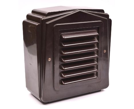 An Art Deco style 1940s brown bakelite Public Announcement speaker. GC-VGC for age. £30-50 