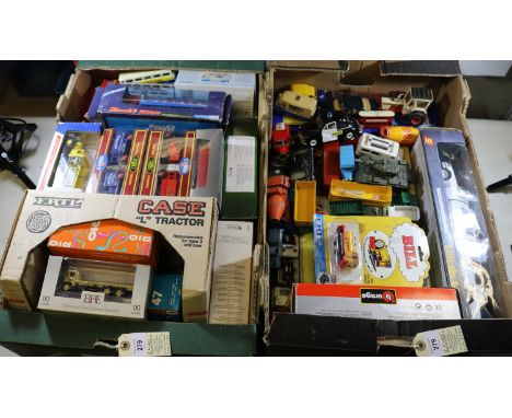 Approximately 60 Various Makes. A large scale ERTL Case L Tractor, plus 2 smaller examples - Fordson and a Farmall.  A Lincol
