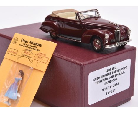 A Lansdowne 1950 Humber Super Snipe, Tickford bodied D.H.C (Drop Head Coupe). LDM86x. An example produced in 2014 for W.M.T.C