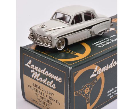 Lansdowne Models LDM.2A 1957 Vauxhall Cresta 'E' Series 'White'. Boxed. Mint. £60-80 