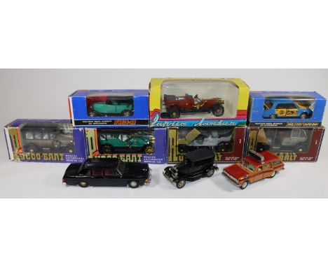 10 Russian produced 1:43 scale vehicles. 6x Vintage cars including a GAZ-A, plus saloons, open and closed tourers. Together w