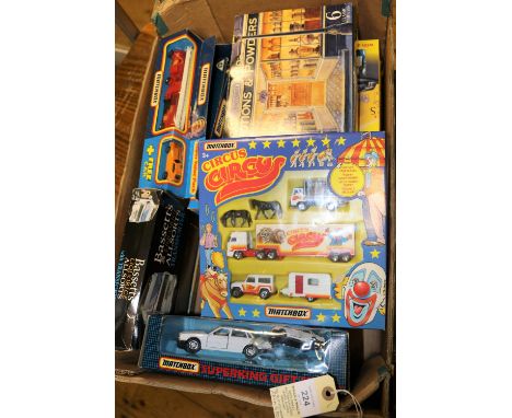 13 Matchbox Sets. JCB World Beaters In Action. Circus Circus. Pills, Potions &amp; Powders. 2x Bassett's artic trucks - Jelly