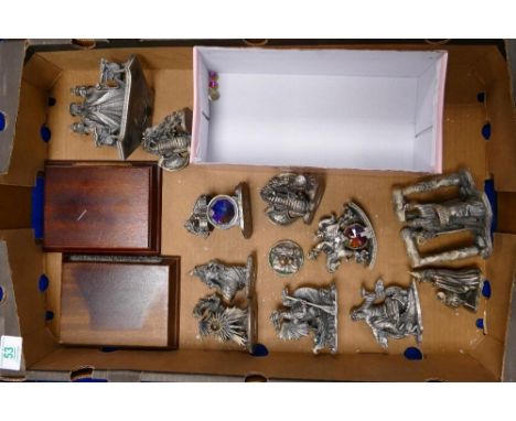 A Collection of Myths and Magic loose figures to include:  The Dragon of Light, The Sun Dragon, The Wizard of Autumn, Lets Go