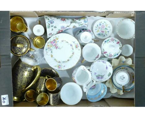 A mixed collection of items to include: Art Deco Simpson branded part coffee set, together with Hammersley, Aynsley, &amp; si