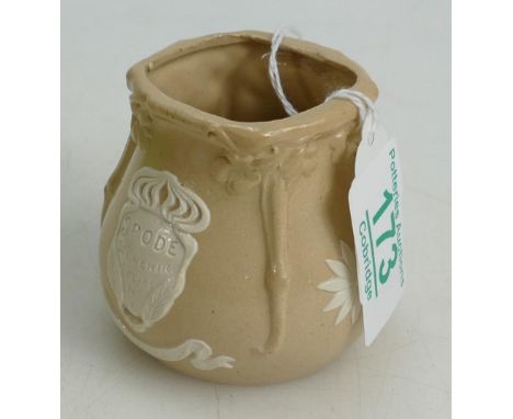 Spode scarce Jamaica pot: Pot issued as a 'souvenir series 1' measures 2cm x 6cm high approx. 