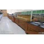 (10) Wood Display Cases Used For Produce (4) @ 48" X 60" X33")(6) @ 48" X 48" X 33")