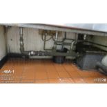 Grease trap (under three bay sink)