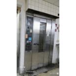 SVEBA DAHLEN - Hussmann commercial single rack bakery oven with auto rack rotator. Believed to be mo