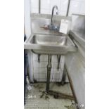 (3) Stainless steel Hand Sinks (17"X13") - need disconnect