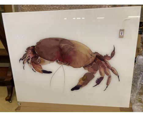 Barbara Allen BA, printed toughened glass panel, resistant to 400 degrees C, width 120cm, height 94cm