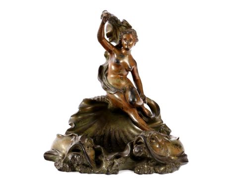 Marked Vlaclav Szczeblewesky &amp; nbsp; (working period 1875-1900) Aphrodite, bronze with remnants of patina, 32 cm high