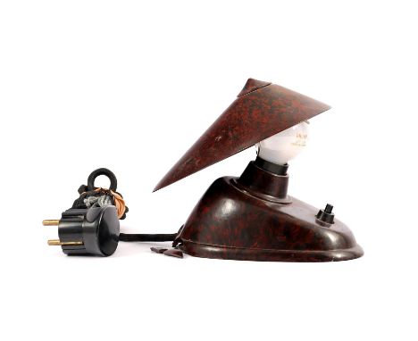 Bakelite Bauhaus table lamp, design Bauhaus Team for ESC Company, Czechoslovakia 1930s, 15 cm high