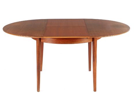 Cees Braakman (1917-1995)Teak dining room table with top 50 cm wide, standing on tapered legs, design Cees Braakman for Pasto