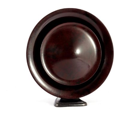 Philips bakelite speaker, the "Pannekoek", type 2003, design Louis Kalff, year 1926, 42.5 cm high, 40 cm wide