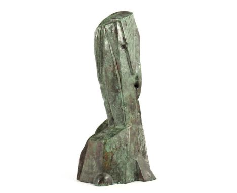 Signed Csaky, bronze sculpture, untitled, 48 cm high, 5.4 kilograms