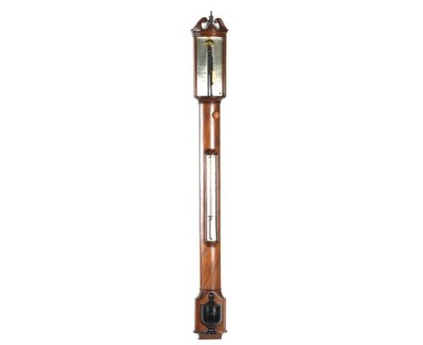 English stick barometer after antique model, 101 cm high