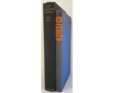 Lady Gregory. The Kiltartan Poetry Book. 1919. 1st and Lady Gregory's 1916-1930. Edited by Lennox Robinson. 1946. 1st (2) 