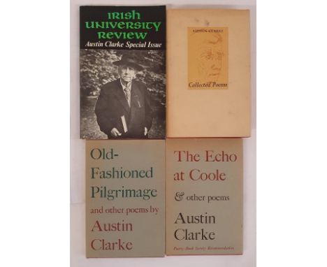 Austin Clarke: Old Fashioned Pilgrimage and Other Poems, 1967, 1st Ed; The Echo at Coole &amp; Other poems, 1968, 1st Ed; The