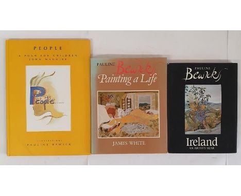 Pauline Bewick: Painting A Life by James White Inscribed and SIGNED with a rare one off sketch by Pauline Bewick; People - A 