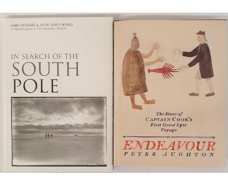 K. Herbert &amp; H. Lewis-Jones. In Search of the South Pole. 2011. 1st. Illustrated and Peter Aughton. Endeavour - The Story