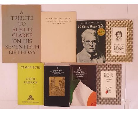 Irish Poetry: Redress of Poetry: Oxford Lectures Heaney, Seamus: Published by Faber &amp; Faber, 1996, 1st Ed; The Haw Lanter