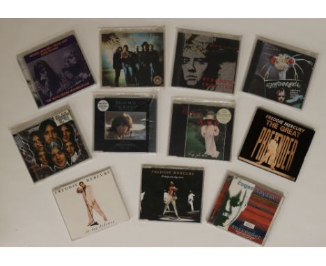 QUEEN &amp; ASSOCIATES ALBUMS/SINGLES - CDs/Cassettes. Shakin' clean collection of 73 x CDs and 23 x cassettes including some