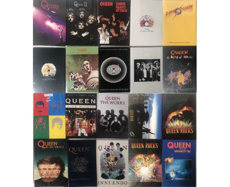 QUEEN PHONECARDS. A collection of 40x Queen phonecards, all to measure 6x8.5", with titles to include:Queen (self titled), Qu