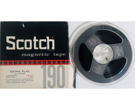 DAVID BOWIE DEMO TAPE. A boxed reel of Scotch 7" tape, with contents to include three studio recordings made by David Bowie a