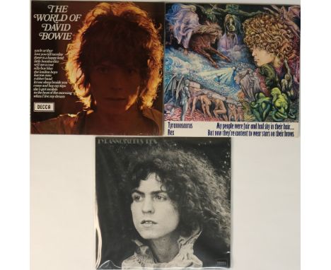 TYRANNOSAURUS REX/DAVID BOWIE - LPs. Ace pack of 3 x LPs. Titles are Tyrannosaurus Rex (x2) - A Beart Of Stars (original UK s
