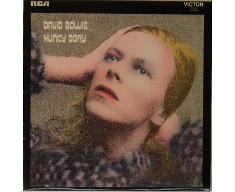 DAVID BOWIE - HUNKY DORY LP (ORIGINAL UK FRONT LAMINATED PRESSING - SF 8244). Extremely seldom seen 1st UK pressing of Hunky 