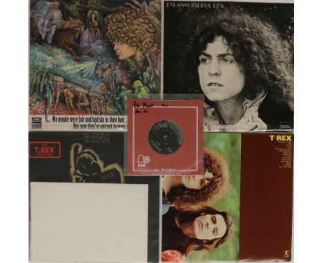 T REX (AND RELATED) - LPs/7". Cracking bundle of 4 x LPs and 1 x 7" presented in top condition. Titles are My People Were Fai