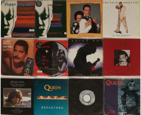 QUEEN SOLO AND OTHER PROJECTS - 7"s. Smart clean selection of 50 x 7"s. Titles/artists include Surrender (No. 5817) Pressure 