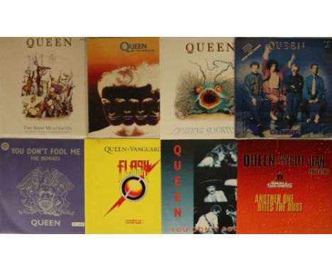 QUEEN AND RELATED - 12"s. Lovely collection of 28 x 12"s, including some duplicates/variants. Titles include The Show Must Go