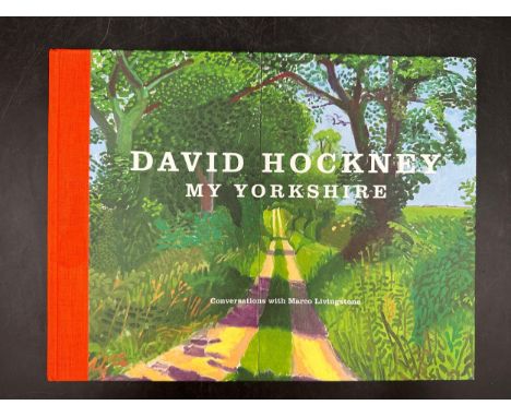 Book by David Hockney "My Yorkshire" .Conversations with Marco Livingstone. First Edition. 