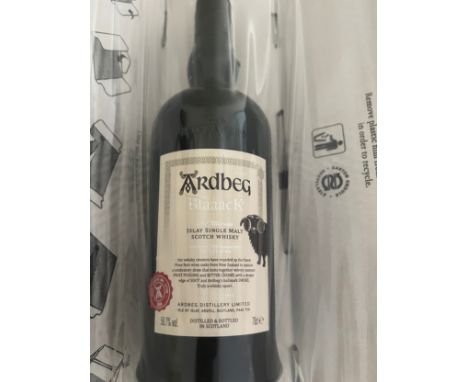 Ardbeg Blaaack The Ultimate Islay Single Malt Scotch Whisky, Committee 20th Anniversary Limited edition. 70cl and 50.7% vol. 