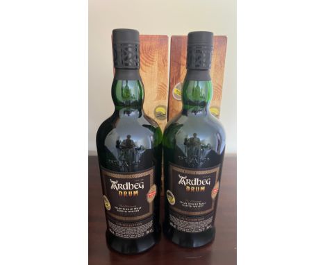 Two Ardbeg Drum Single Malt Scotch Whisky, 70cl, 46% volume in original cartons. 