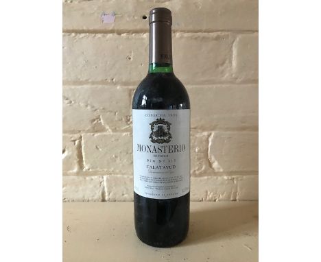 ***ITEM LOCATED AT BISHTON HALL***&nbsp;Monastario de Piedra, Bin No.55 Calatayud, 1995, one bottle&nbsp;