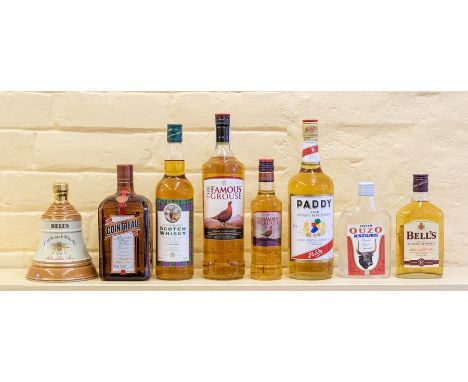 ***ITEM LOCATED AT BISHTON HALL***&nbsp;A selection of Whisk and spirits, including Paddy Old Irish Whisky, Special Reserve S