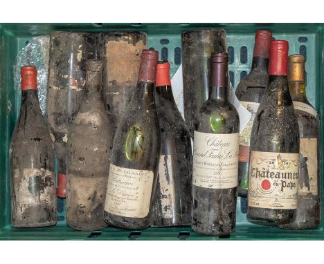 ***ITEM LOCATED AT BISHTON HALL***&nbsp;A selection of eleven wines including Chateau Grand Faurie La Rose Saint-Emilion Gran