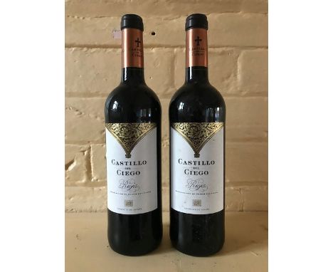 ***ITEM LOCATED AT BISHTON HALL*** Castillo del Ciego Rioja, two bottles (2)