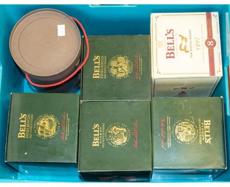 ***ITEM LOCATED AT BISHTON HALL***&nbsp;Eleven bottles of Bell's Whisky in Celebration Decanters, to include Christmas Decant